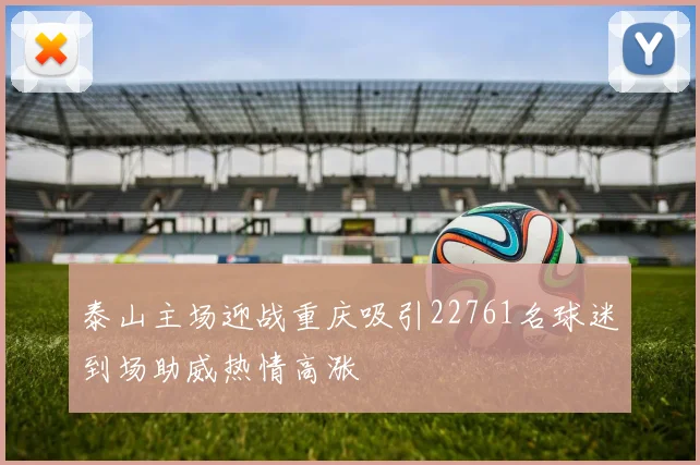 泰山主场迎战重庆吸引22761名球迷到场助威热情高涨